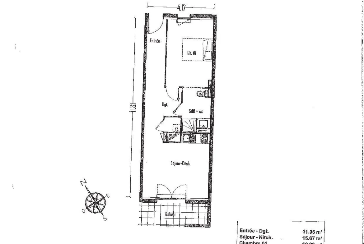 Appartement T2 à vendre à Labenne près de la plage avec parking privé 