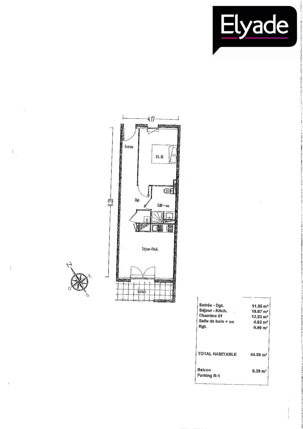 Appartement T2 à vendre à Labenne près de la plage avec parking privé 