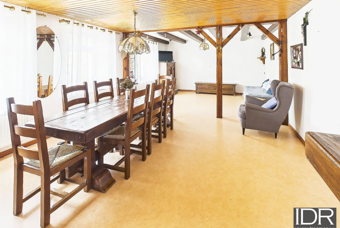 Maison de village à rénover à Walscheid proche Sarrebourg - 125 m² 