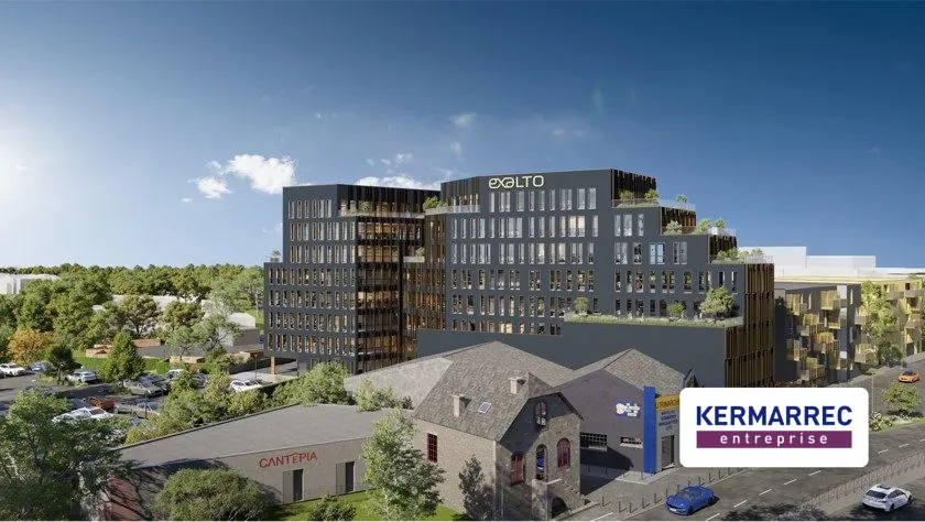 Ensemble de bureaux 'Exalto' à Chantepie avec terrasse et parking – Facilité d'accès 