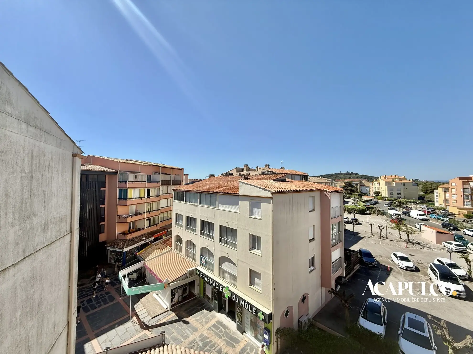 Studio à Cap d'Agde à 350m de la plage, dernier étage, rénové 