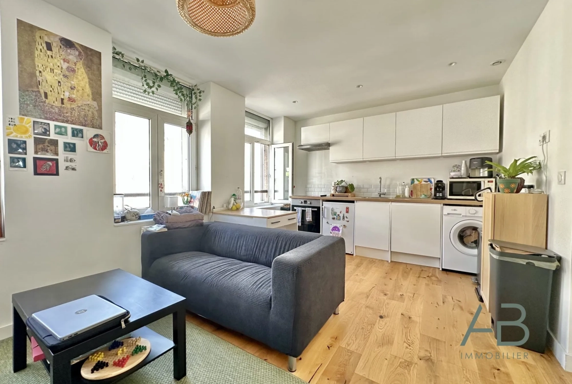 Appartement T2 à Lille, secteur Vauban, proche universités, investissement ou premier achat 
