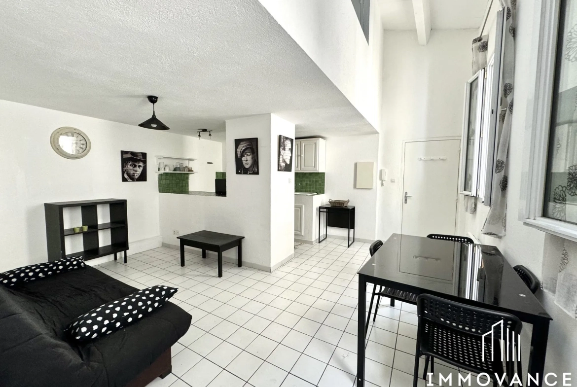 Appartement duplex de 51 m² au centre de Montpellier, entièrement équipé et proche de la place de la Comédie 