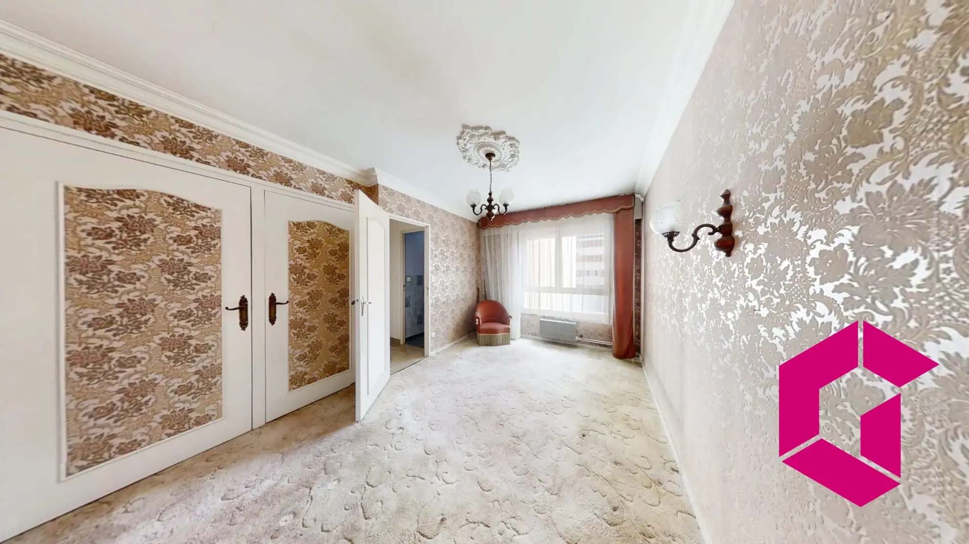 Appartement T3 lumineux de 63 m² à Bellevue avec stationnement à Saint-Étienne 