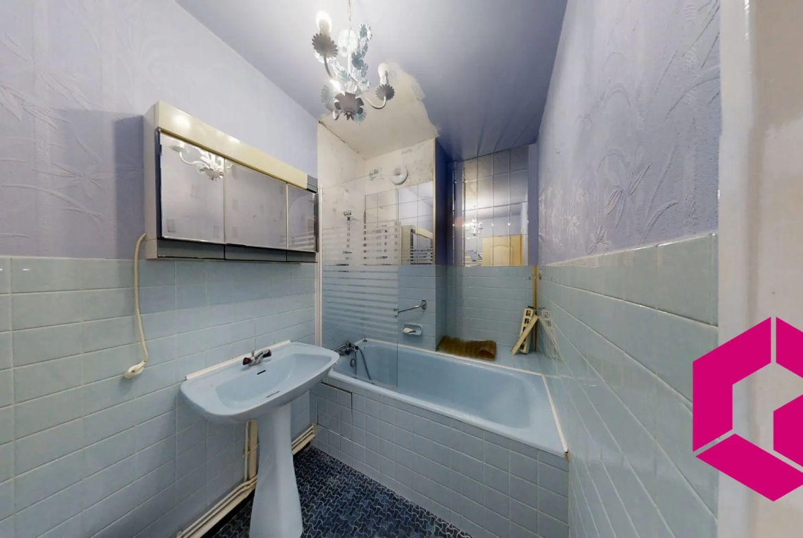 Appartement T3 lumineux de 63 m² à Bellevue avec stationnement à Saint-Étienne 