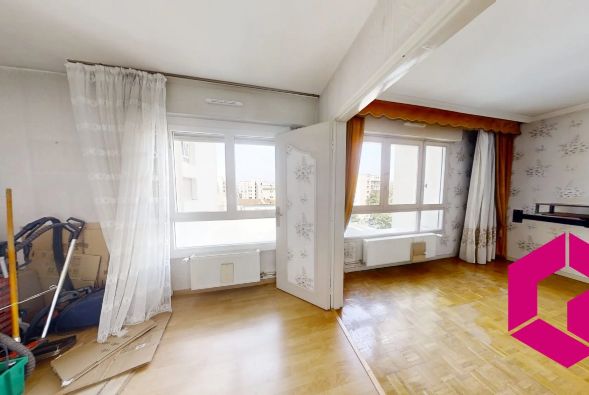 Appartement T3 lumineux de 63 m² à Bellevue avec stationnement à Saint-Étienne 