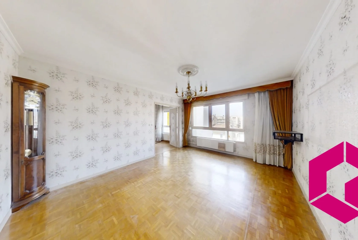 Appartement T3 lumineux de 63 m² à Bellevue avec stationnement à Saint-Étienne 