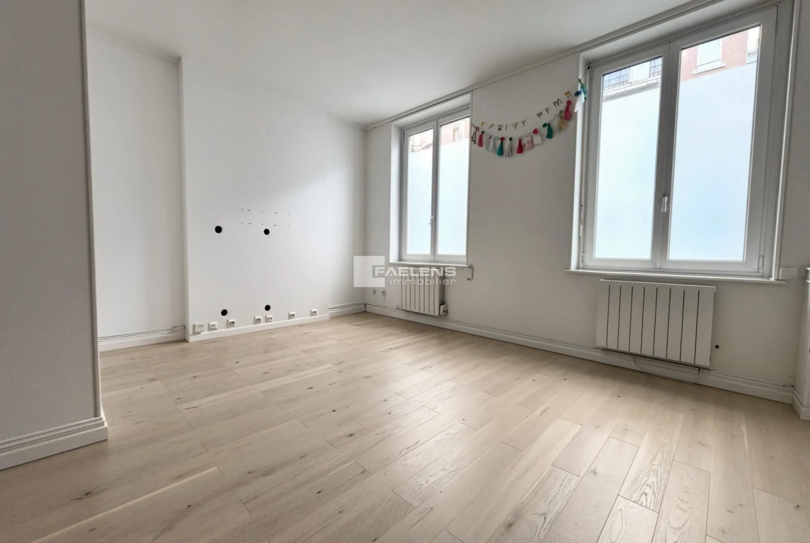 Bel appartement de 2 pièces de 57m² à Lille proche du parc Jean-Baptiste Lebas 
