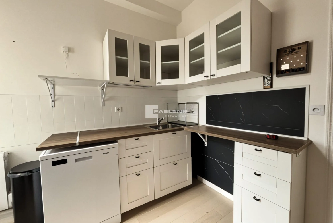 Bel appartement de 2 pièces de 57m² à Lille proche du parc Jean-Baptiste Lebas 