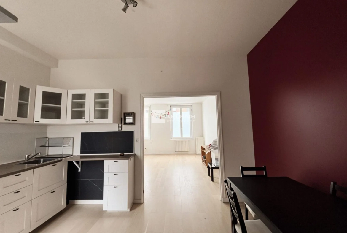 Bel appartement de 2 pièces de 57m² à Lille proche du parc Jean-Baptiste Lebas 