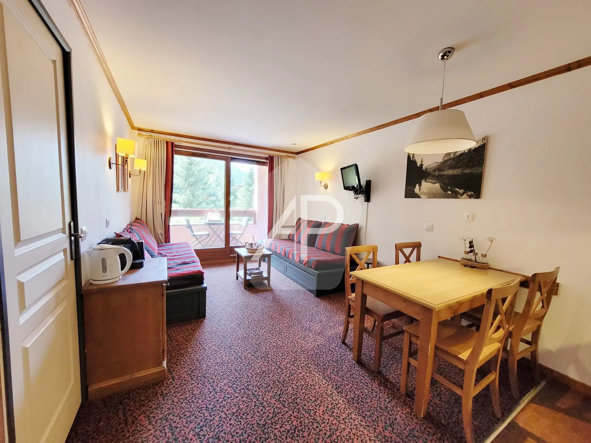 Appartement 2 pièces avec balcon à Serre-Chevalier 1400, proche des pistes 