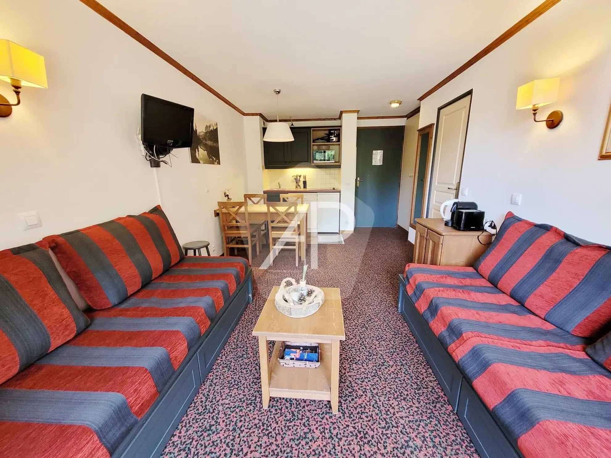 Appartement 2 pièces avec balcon à Serre-Chevalier 1400, proche des pistes 
