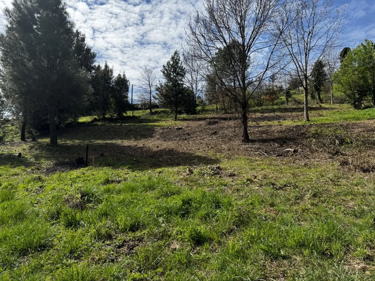 Magnifique terrain constructible à Vals les Bains avec vue montagne 