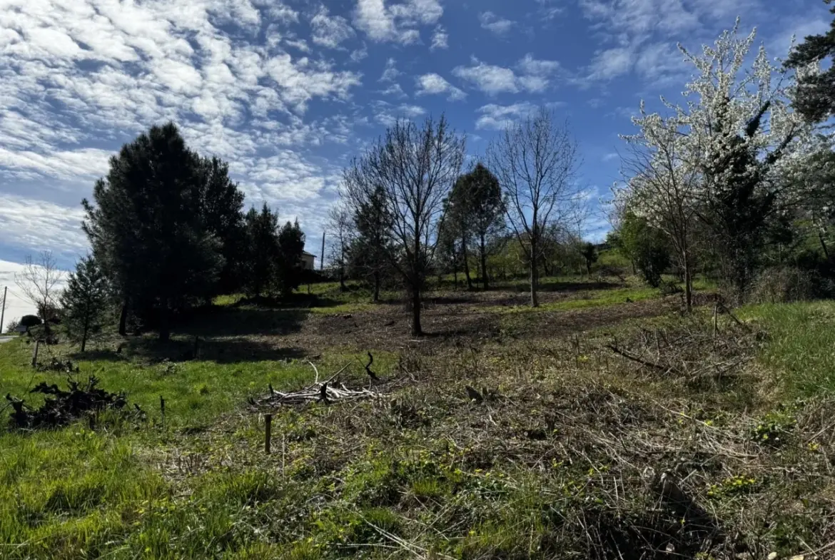 Magnifique terrain constructible à Vals les Bains avec vue montagne 