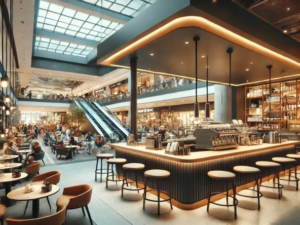 Bar à café à vendre dans centre commercial Migros à La Chaux-de-Fonds