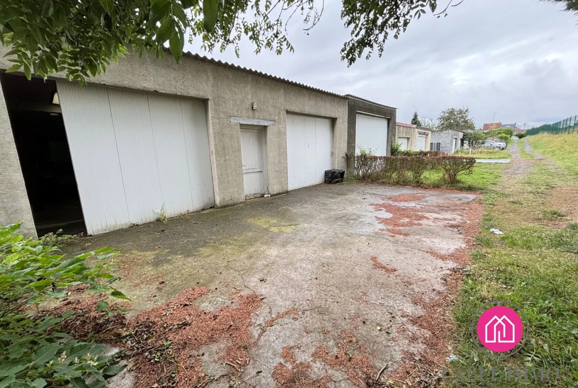 Maison individuelle semi plain pied à Marly avec garage et jardin 