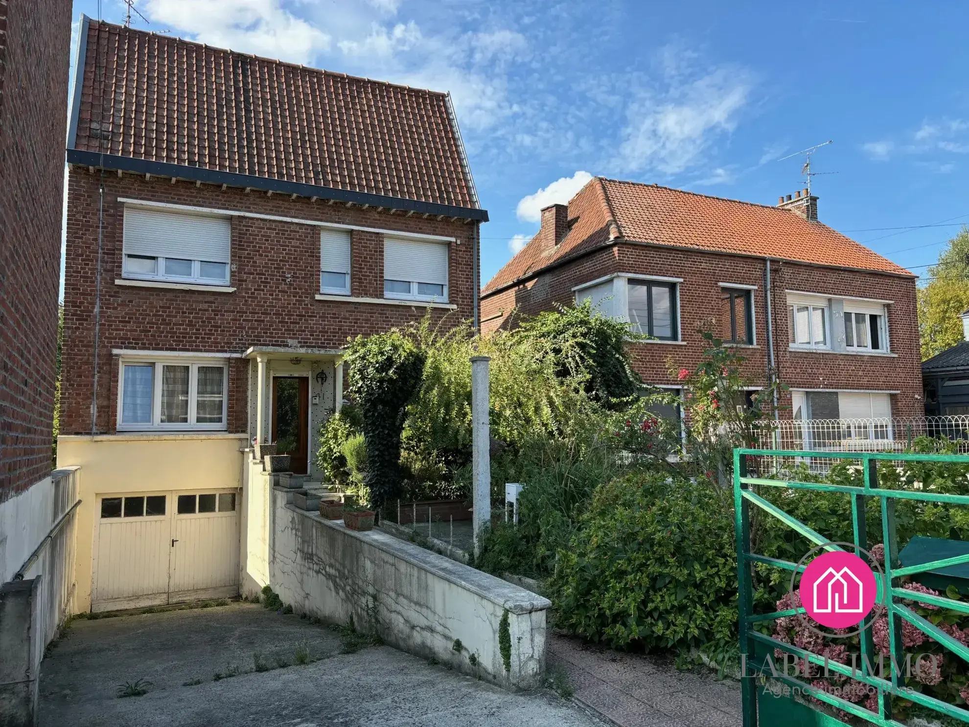 Maison individuelle semi plain pied à Marly avec garage et jardin 