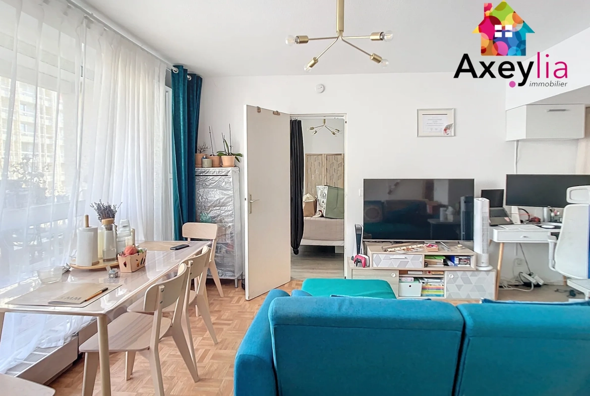Appartement lumineux rénové avec balcon à Villeurbanne – investissement idéal 