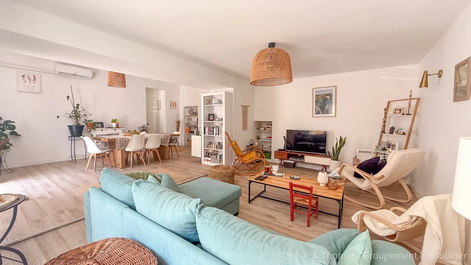 Appartement de plain-pied lumineux à Caderousse, proximité commerces et tranquillité 