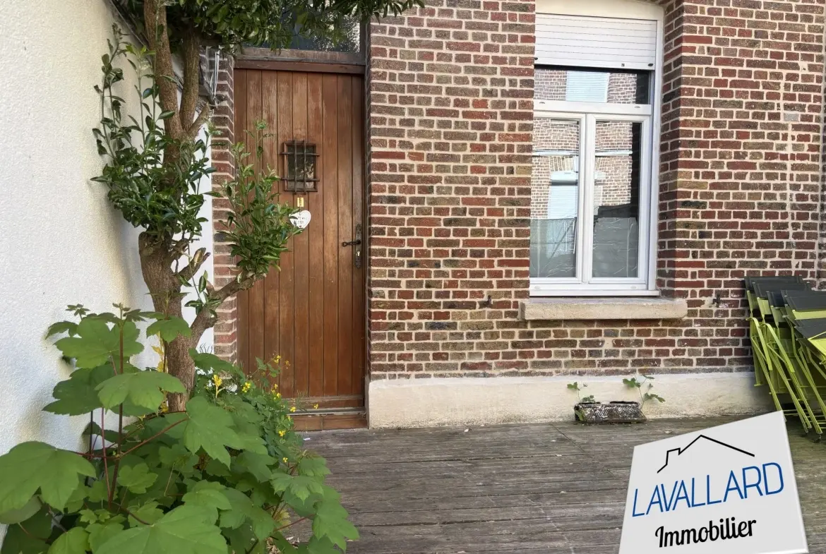 Maison amiénoise de 44 m² avec terrasse, 2 chambres, idéale investisseur 