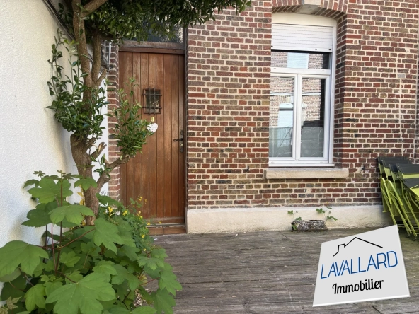 Maison amiénoise de 44 m² avec terrasse, 2 chambres, idéale investisseur