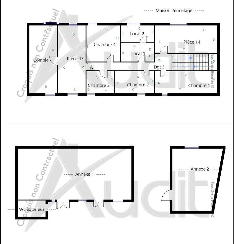 Immeuble à rénover au centre de Carmaux de 180 m² avec jardin intérieur 