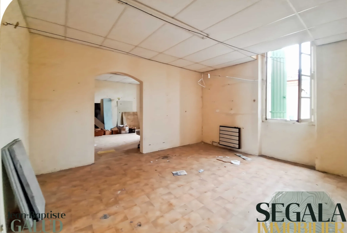 Immeuble à rénover au centre de Carmaux de 180 m² avec jardin intérieur 