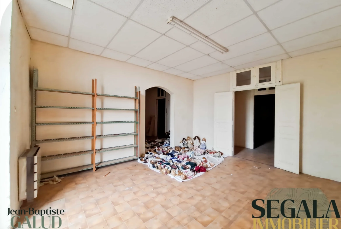 Immeuble à rénover au centre de Carmaux de 180 m² avec jardin intérieur 