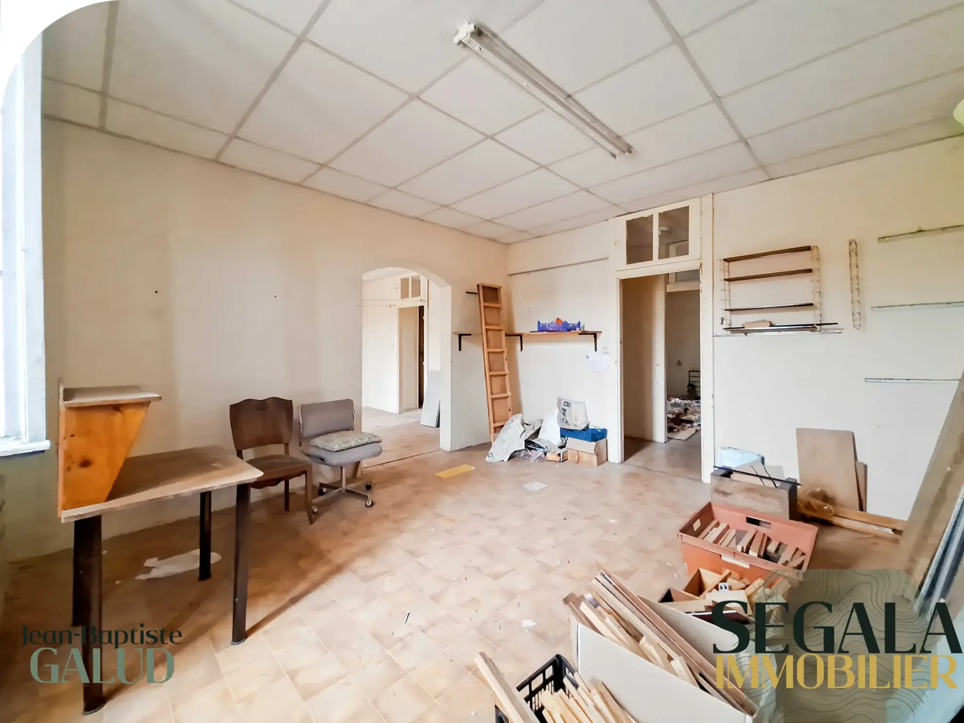 Immeuble à rénover au centre de Carmaux de 180 m² avec jardin intérieur 