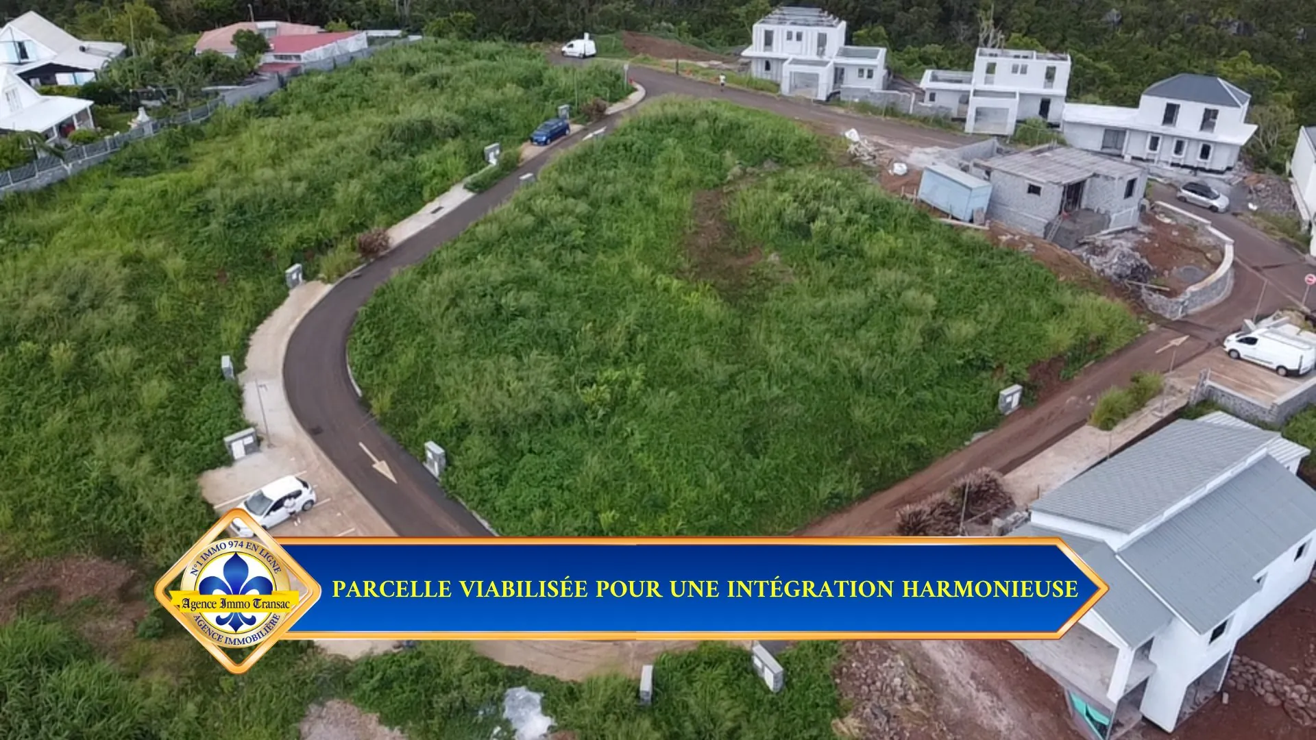 Terrain constructible viabilisé de 473 m² à La Montagne Saint Denis 