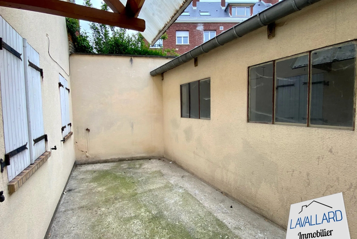 Appartement T2 avec cour privative à Amiens - Centre-ville 