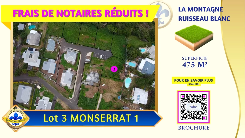 Terrain à vendre à La Montagne Saint Denis - Opportunité de construction dans un lotissement paisible