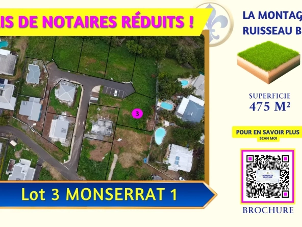 Terrain à vendre à La Montagne Saint Denis - Opportunité de construction dans un lotissement paisible
