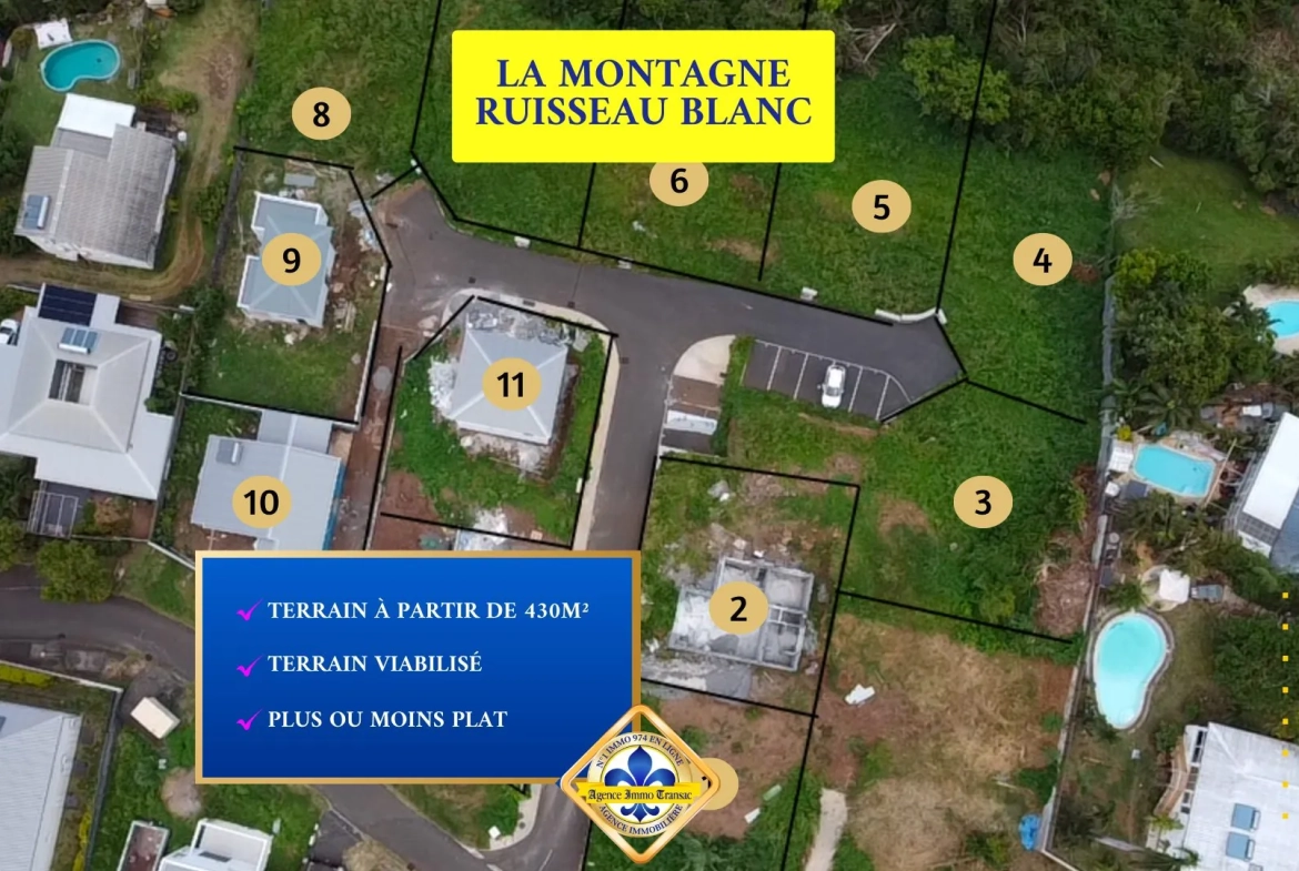 Terrain à vendre à La Montagne Saint Denis - Opportunité de construction dans un lotissement paisible 