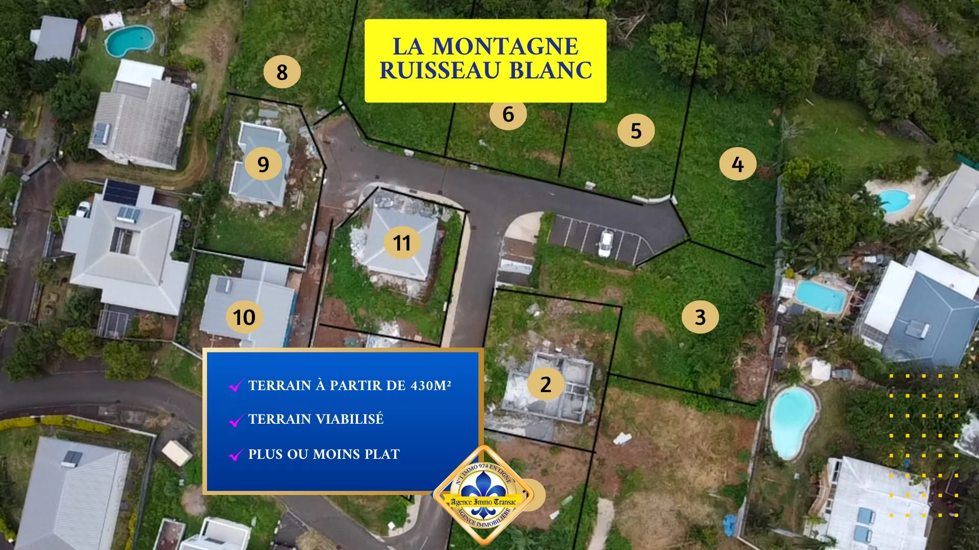 Terrain à vendre à La Montagne Saint Denis - Opportunité de construction dans un lotissement paisible 
