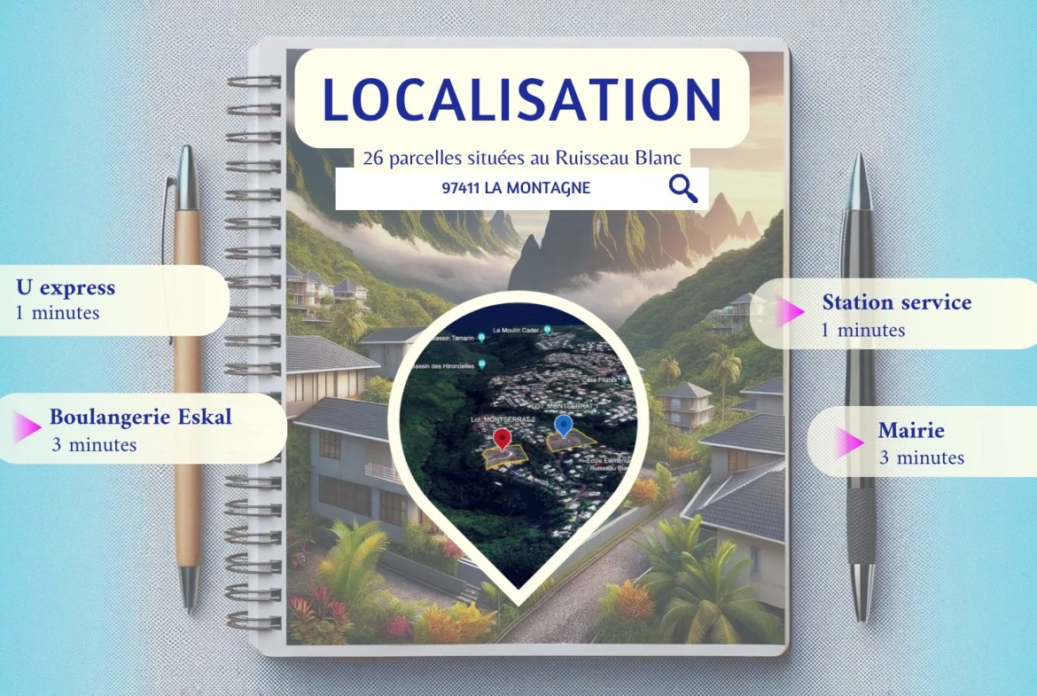 Terrain à vendre à La Montagne Saint Denis - Opportunité de construction dans un lotissement paisible 