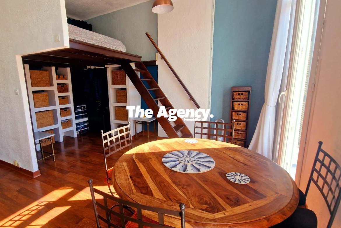 Appartement Type 1 lumineux avec balcon à La Joliette Marseille - Dernier trimestre 2025 