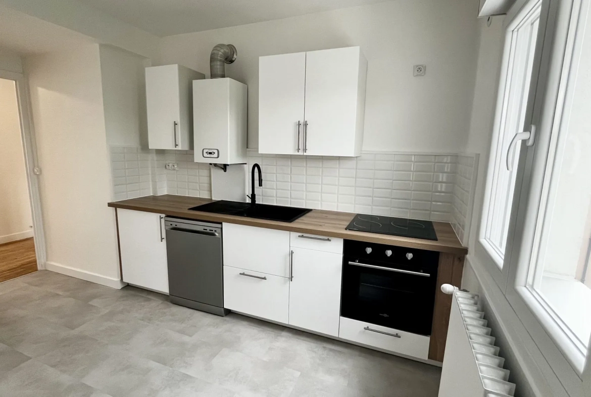 Bel appartement rénové de 70 m² à Nancy, proche campus et commodités 