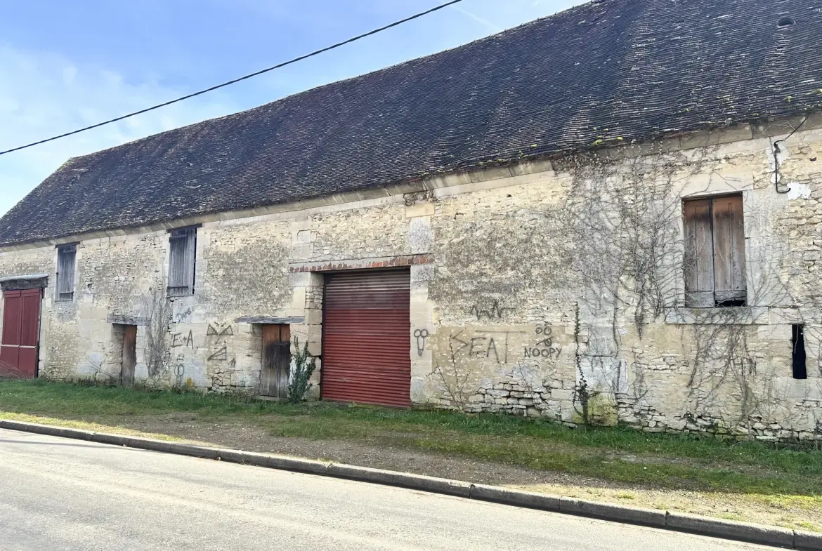 Grande grange de 303 m² avec terrain constructible à Ully St Georges 