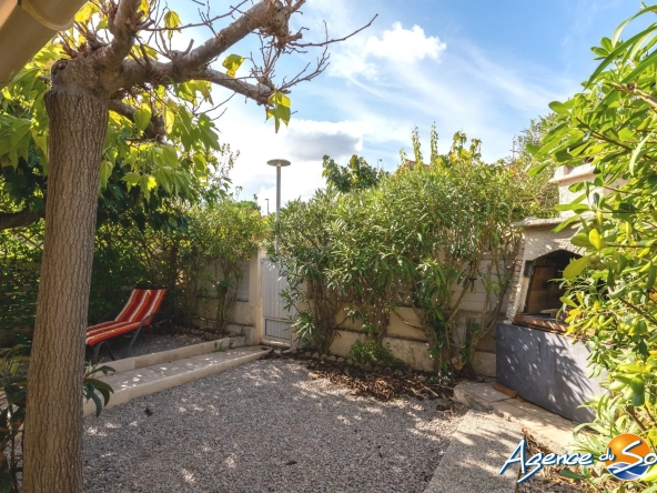 Pavillon T2 avec mezzanine, piscine et jardin à Saint-Pierre-la-Mer