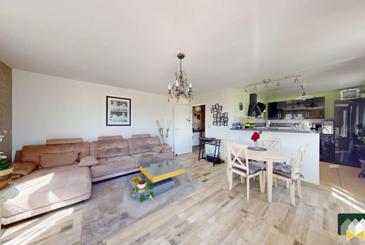 Appartement T3 meublé avec balcon à Lèves - Idéal achat ou investissement 