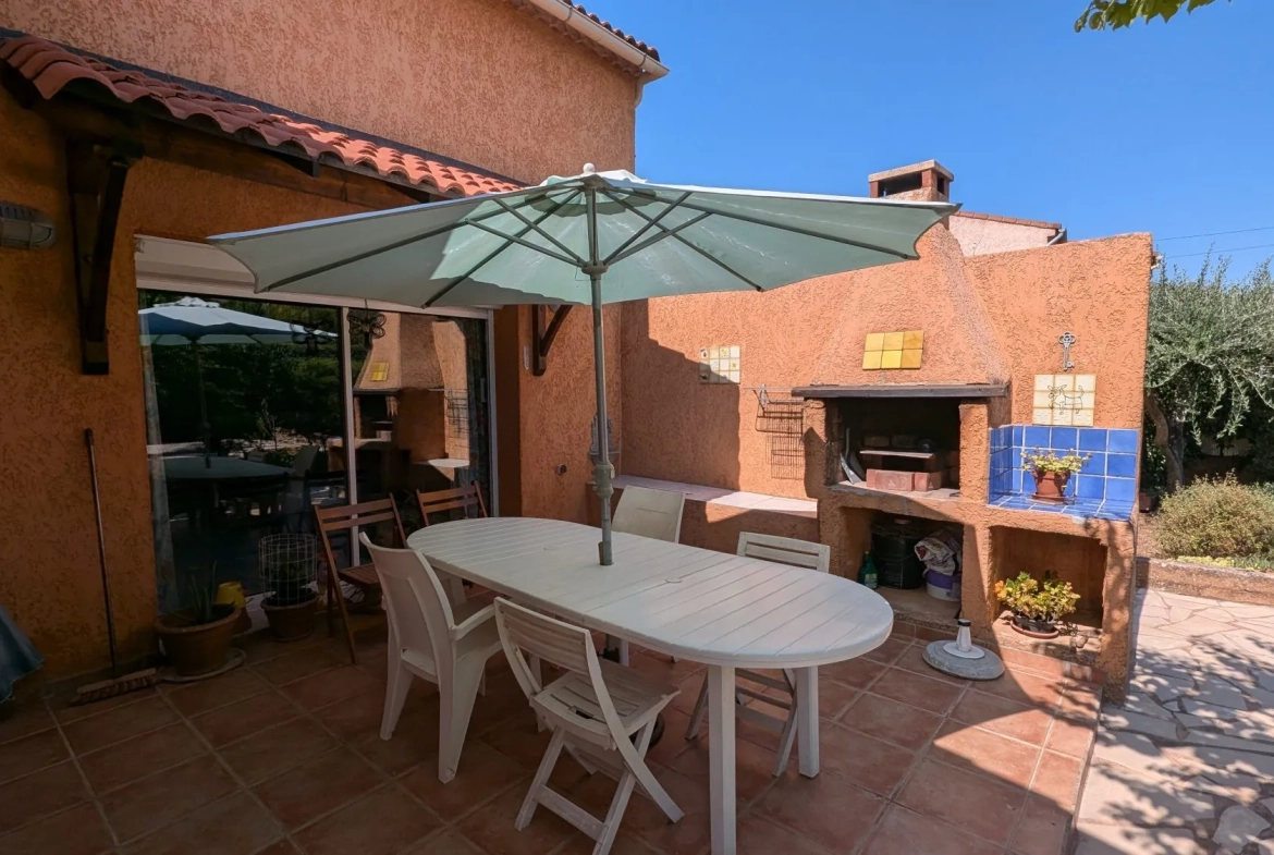 Villa en viager à Gonfaron : jardin, dépendances, en location occupée 