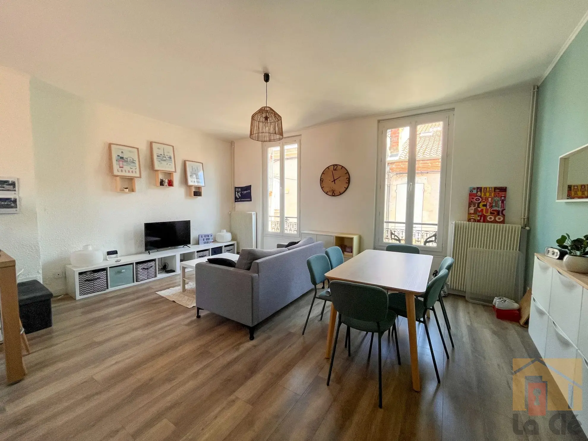 Appartement T3 en duplex entièrement rénové au centre d'Agen 