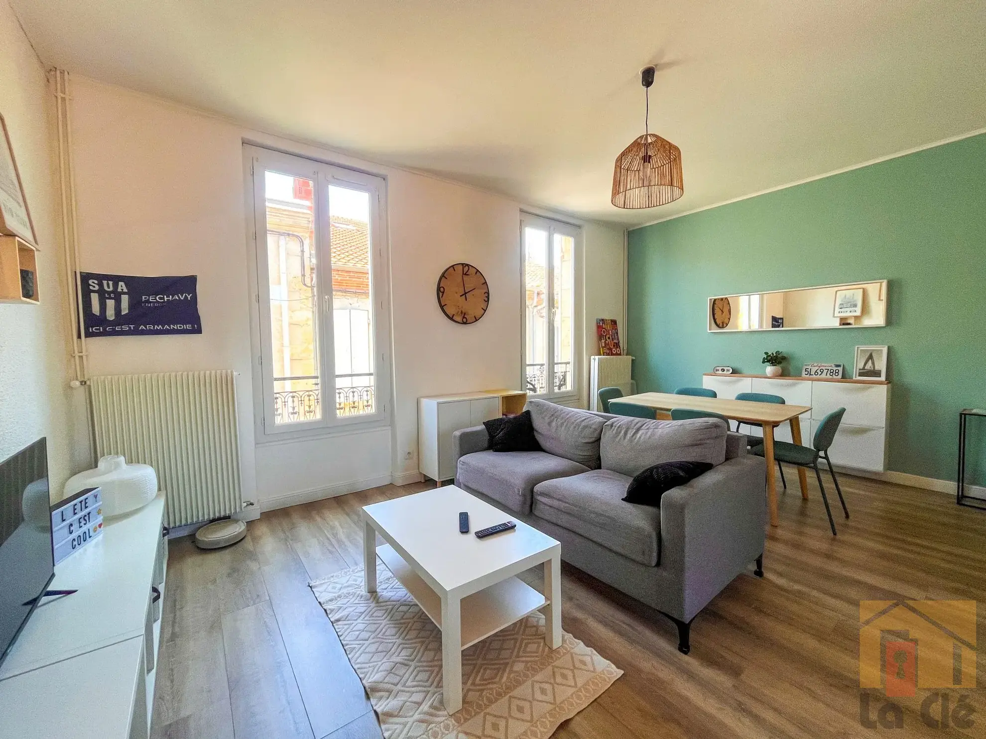 Appartement T3 en duplex entièrement rénové au centre d'Agen 