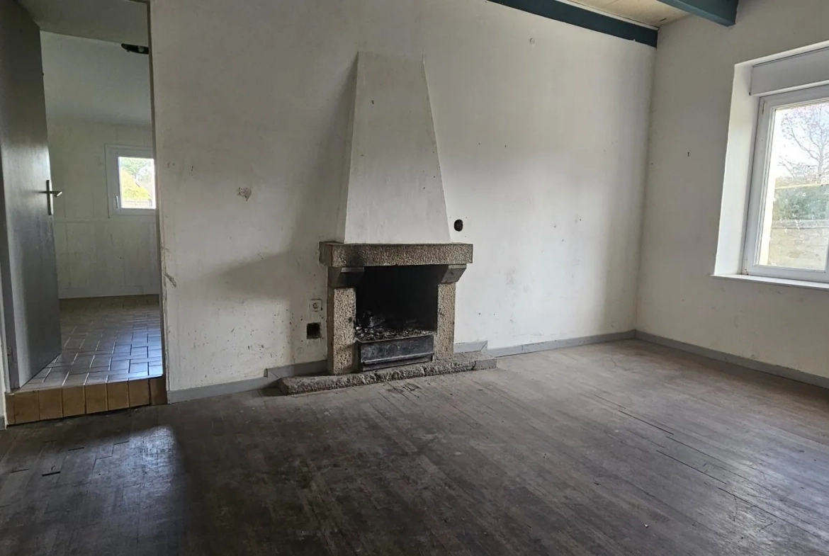 Ensemble de deux maisons à rénover à Carnoët, potentiel locatif et défiscalisation 