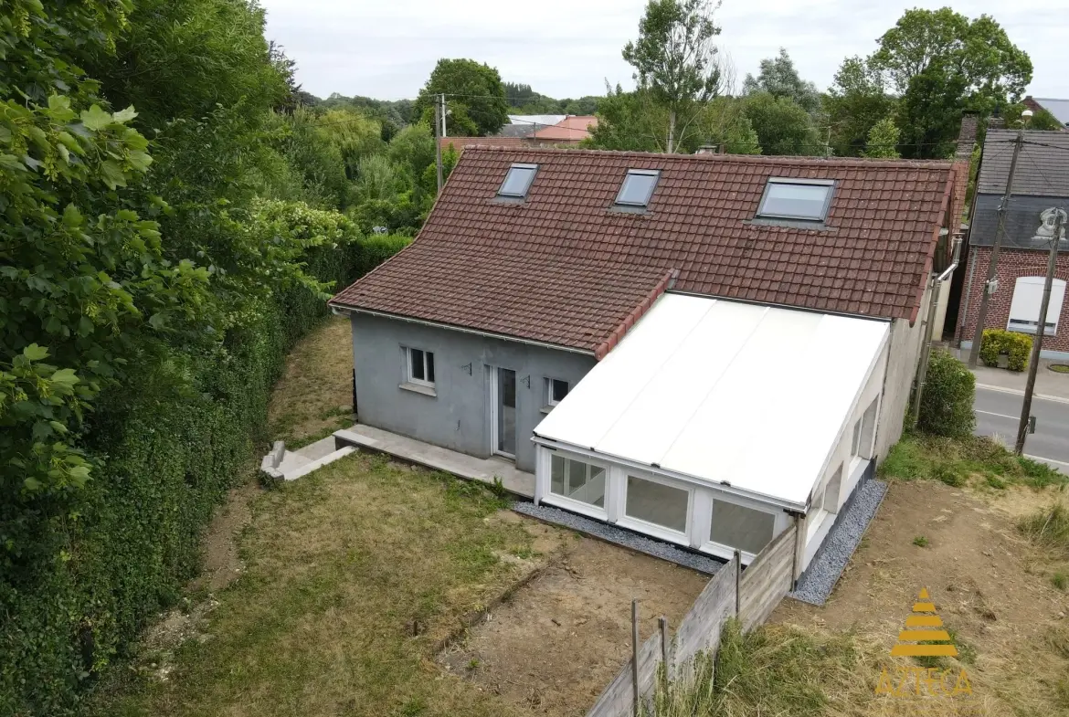 Maison individuelle à Marcoing (59159) avec jardin et terrasse au cœur de la campagne 