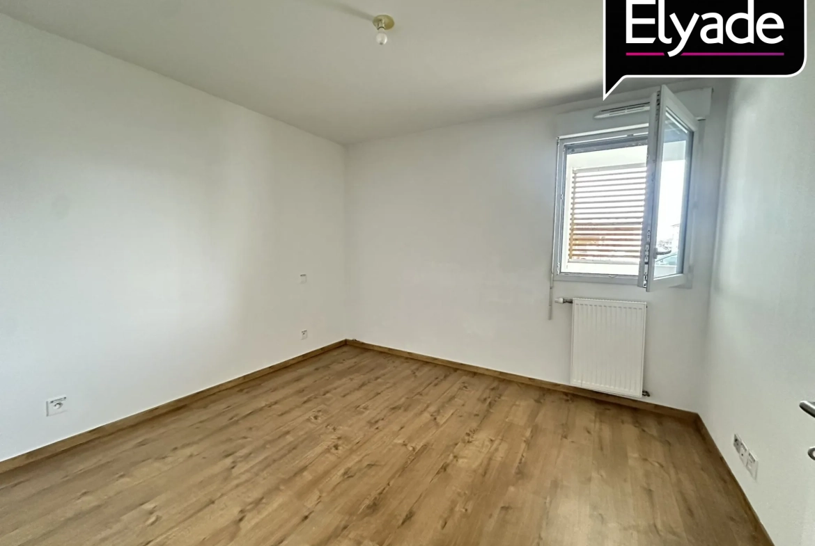 A vendre appartement T2 de 39,4 m² avec terrasse à Launaguet, proche Toulouse 