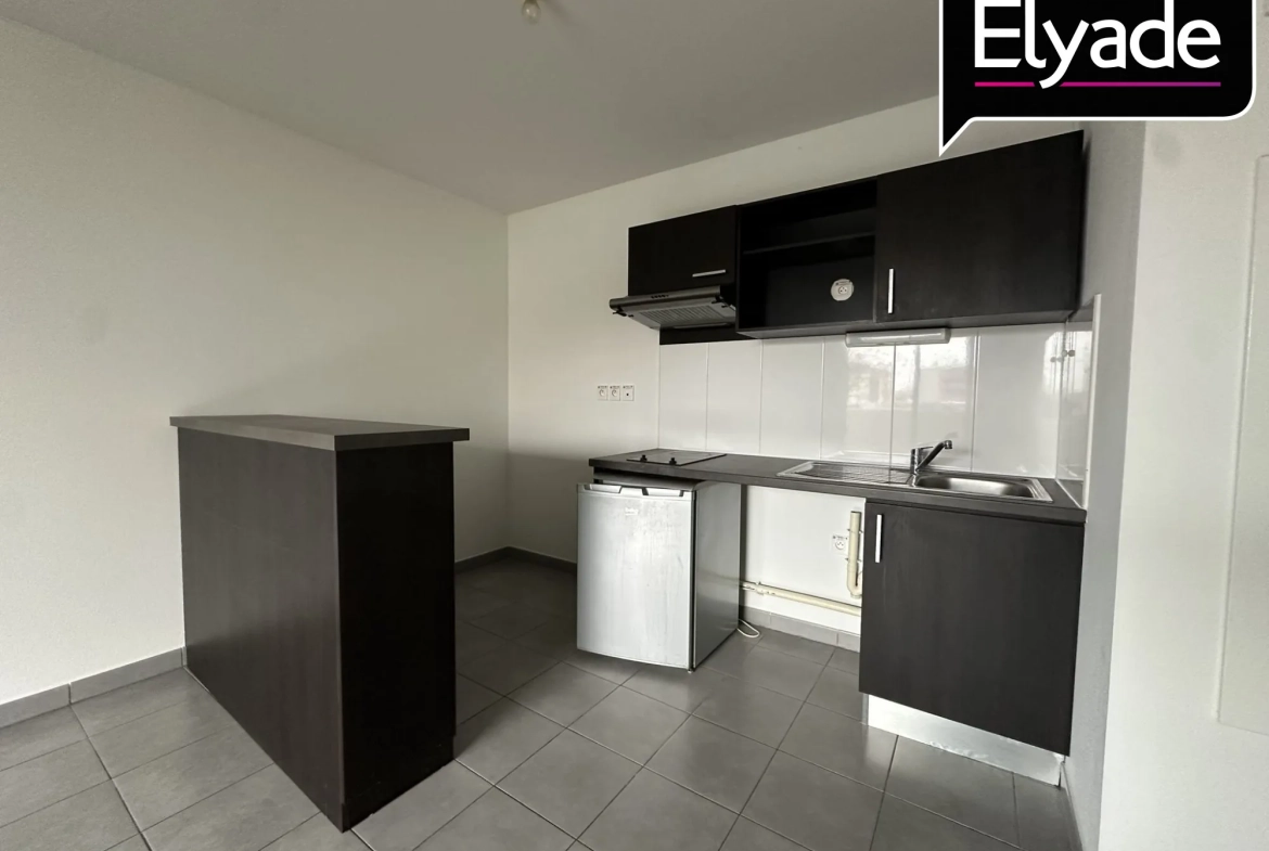 A vendre appartement T2 de 39,4 m² avec terrasse à Launaguet, proche Toulouse 