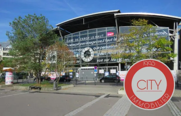 Studio de 29,87 m² à Cergy Le Haut, vendu loué, proche gare et commerces 