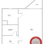 Studio de 29,87 m² à Cergy Le Haut, vendu loué, proche gare et commerces